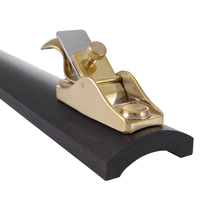 Rabot de touche Herdim® avec poignée, semelle concave, largeur du fer 23 mm