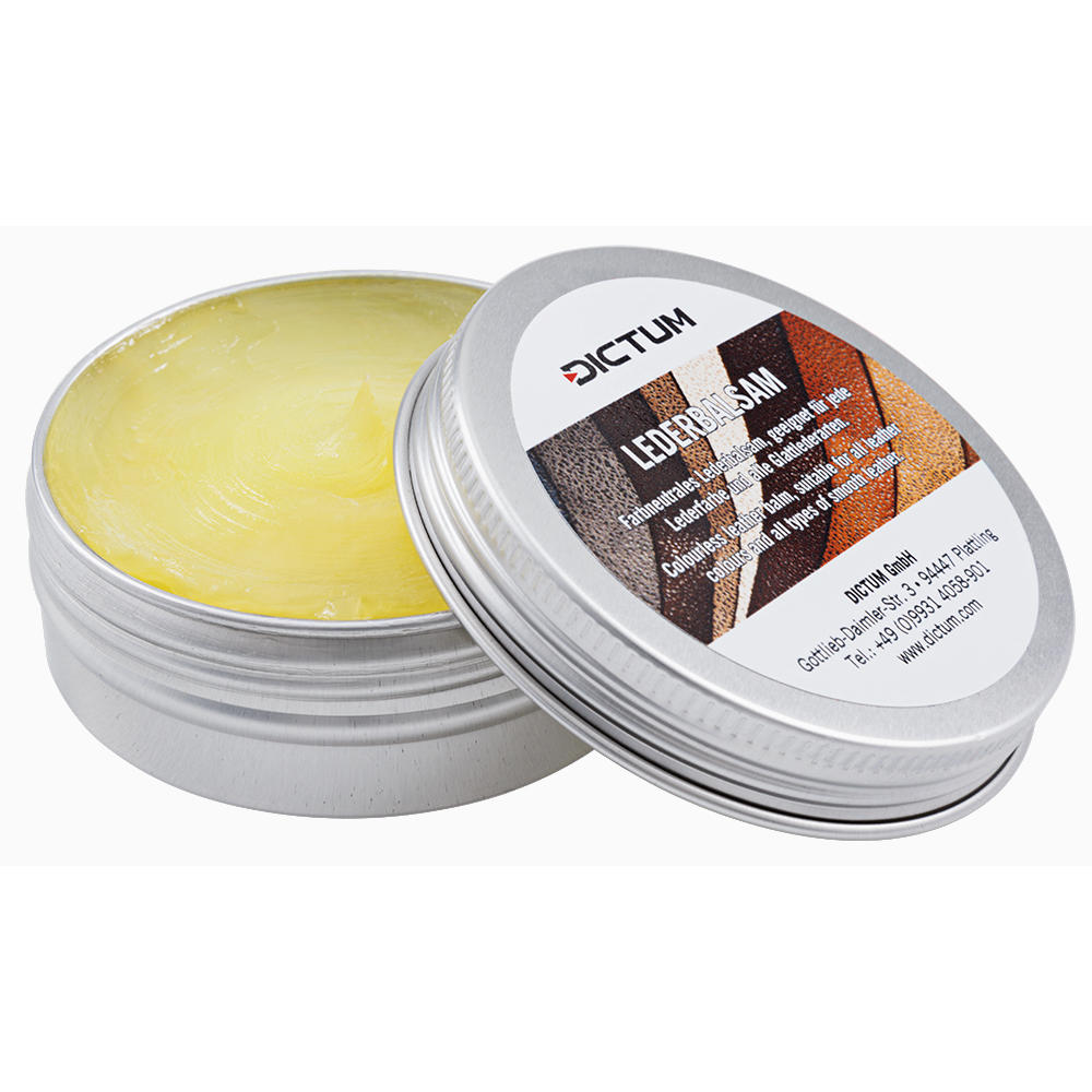 Balsamo per cuoio DICTUM® per tutti i colori del cuoio
