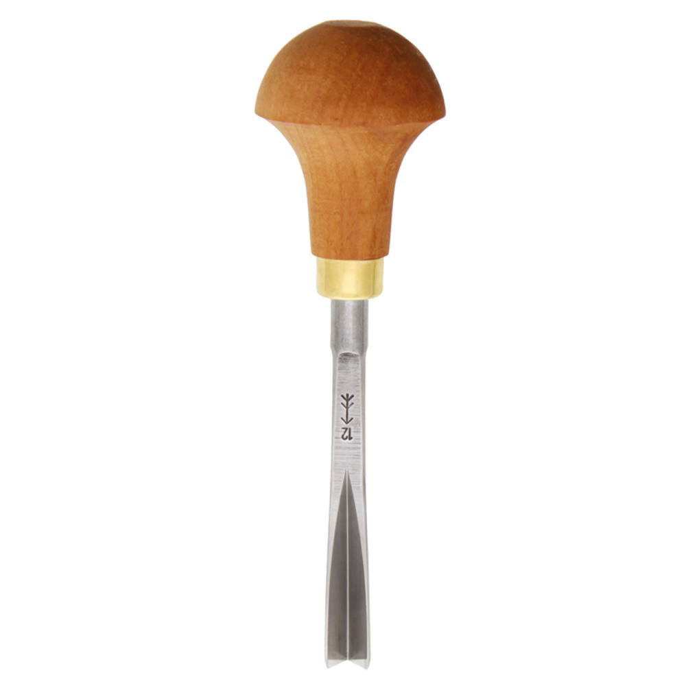 Couteau de sculpture Pfeil®, cintre B 12 V 60° / 8 mm