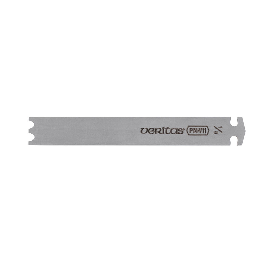 Fer pour reliefs à deux dents pour rabot combiné Veritas®, ⅛ pouce, PM-V11