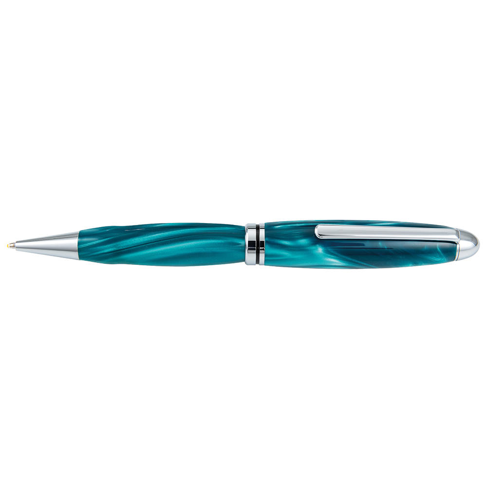 Acrylic Pen Blank, Turquoise Pearl