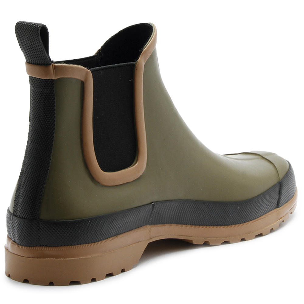 Grand Step Ladies' Rubber Boots, Natural Rubber