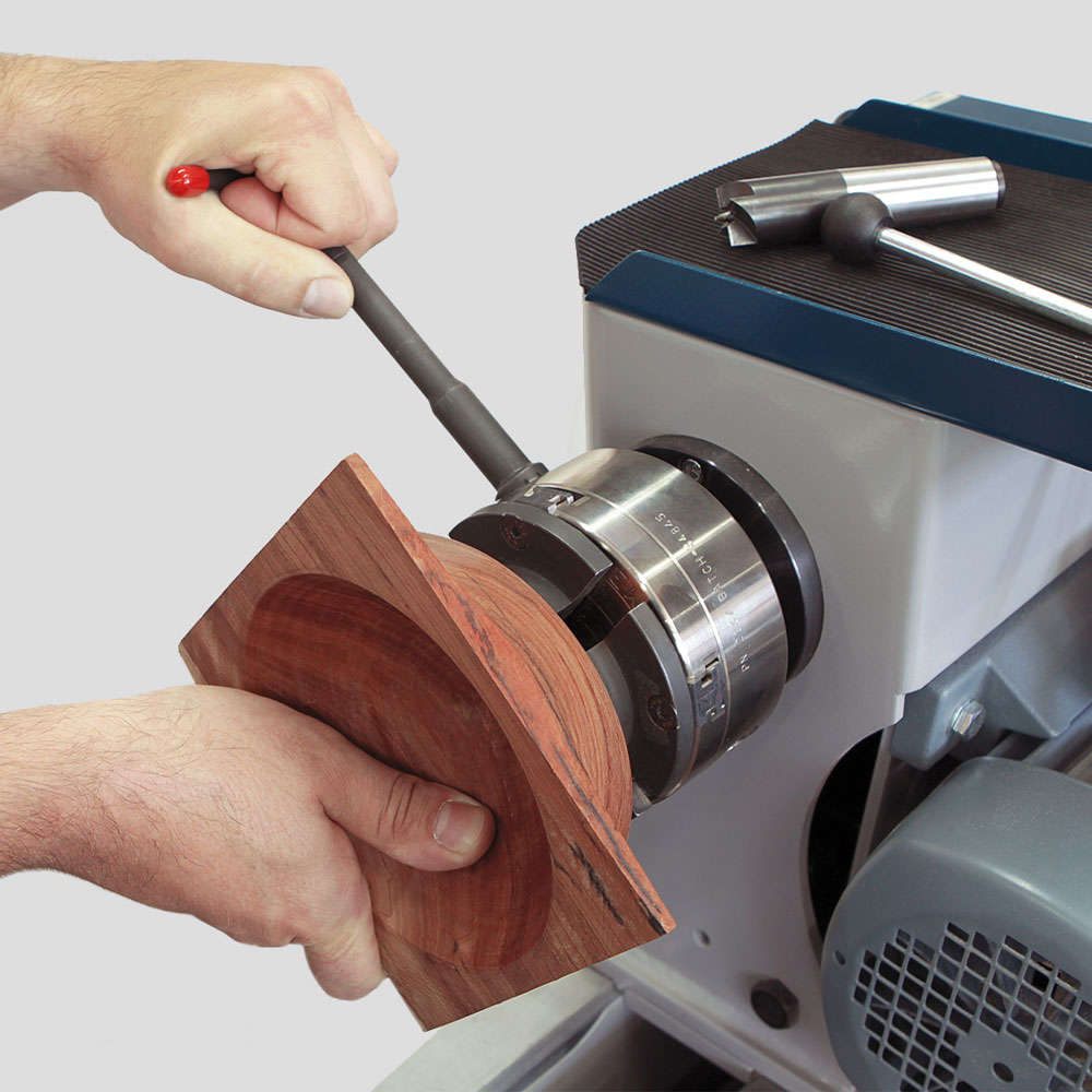 Oneway Spannfutter Talon, mit spezialgezahnten Backen Größe 2, 1 Inch-Adapter