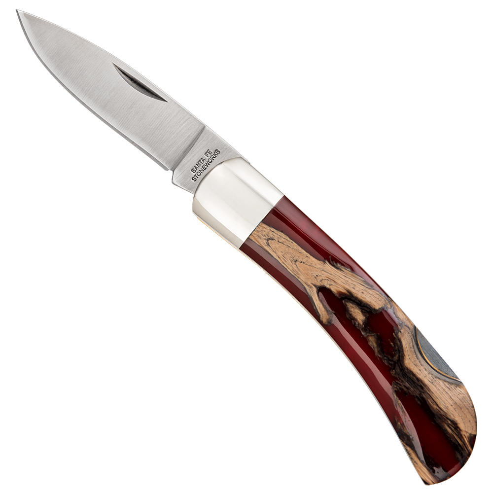 Stoneworks Folding Knife, Cactus, Red