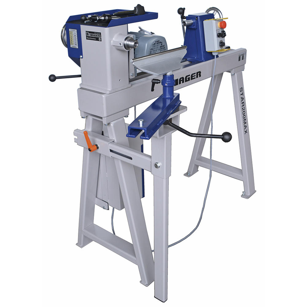 HAGER Drechselbank STAR200MAX, Set