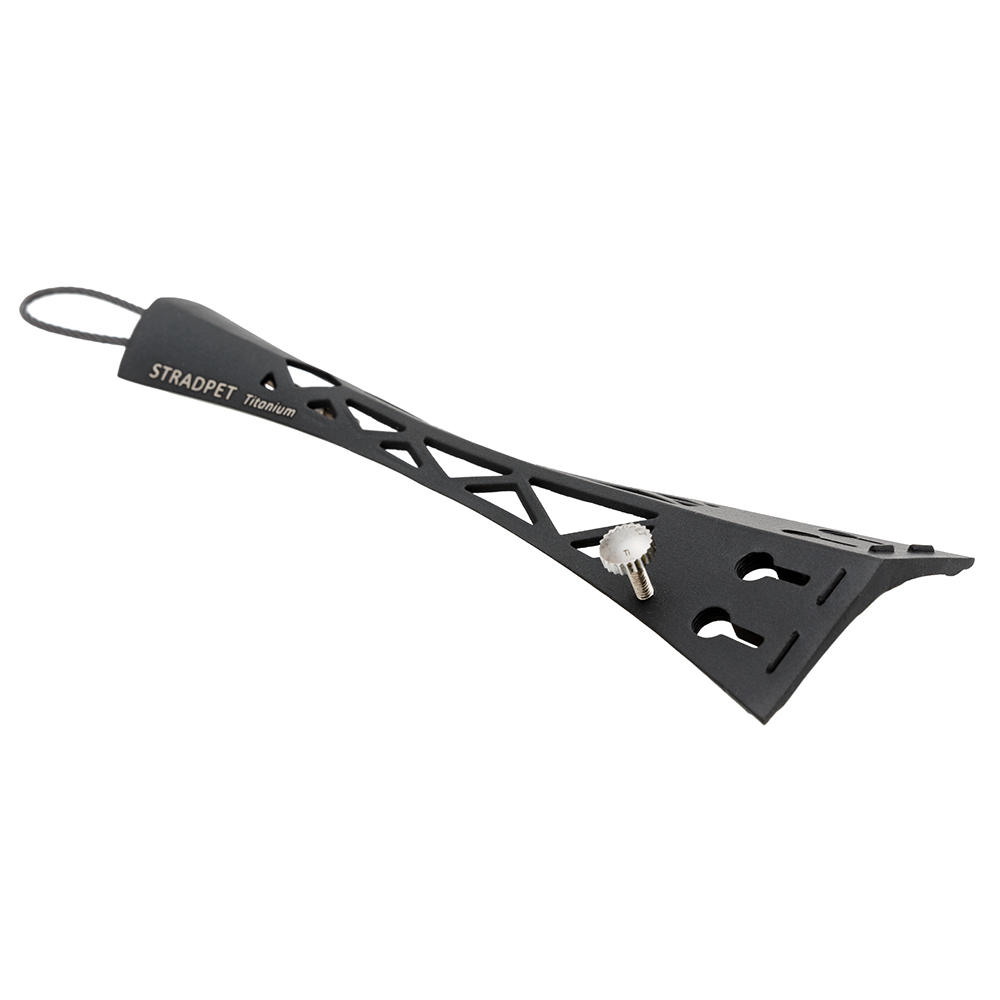 Stradpet® Saitenhalter British Style, Titan, mit Titan-Einhängesaite, Violin 4/4