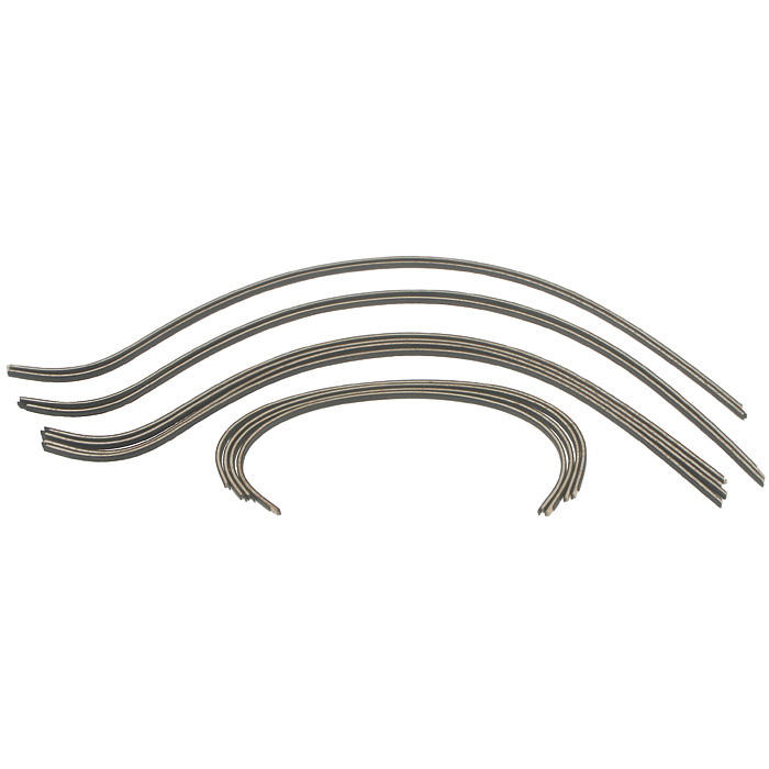 Purfling, Bent, Ebony-Maple-Ebony, Violin, 0.3/0.65/0.3 x 1.8 mm