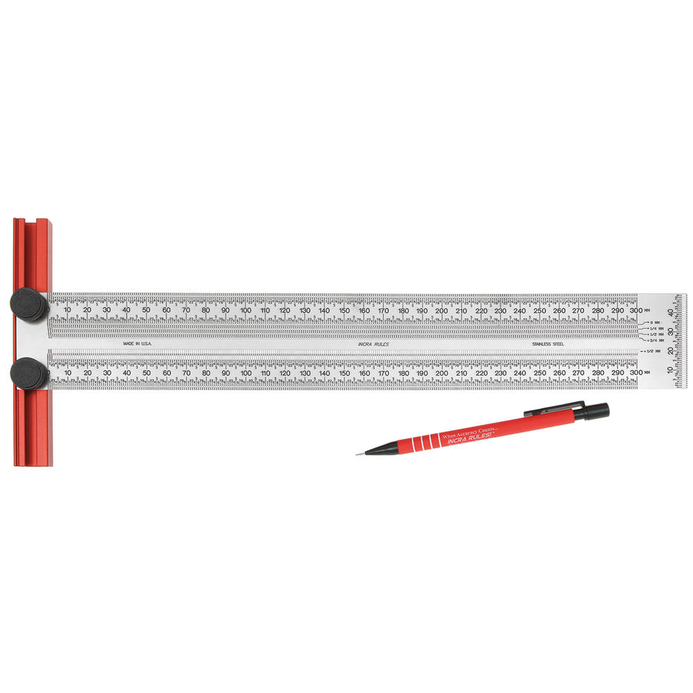 Règle de traçage de précision en T Incra®, 300 mm