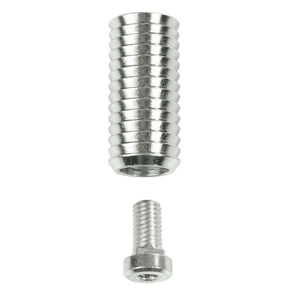 Klemmsia® Niederhalter Adapter Basic mini, Schaftdurchmesser 19 mm Klemmsia® Niederhalter Adapter Basic mini, Schaftdurchmesser 19 mm