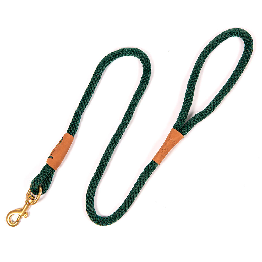 Dog Clip Lead, Bottle Green
