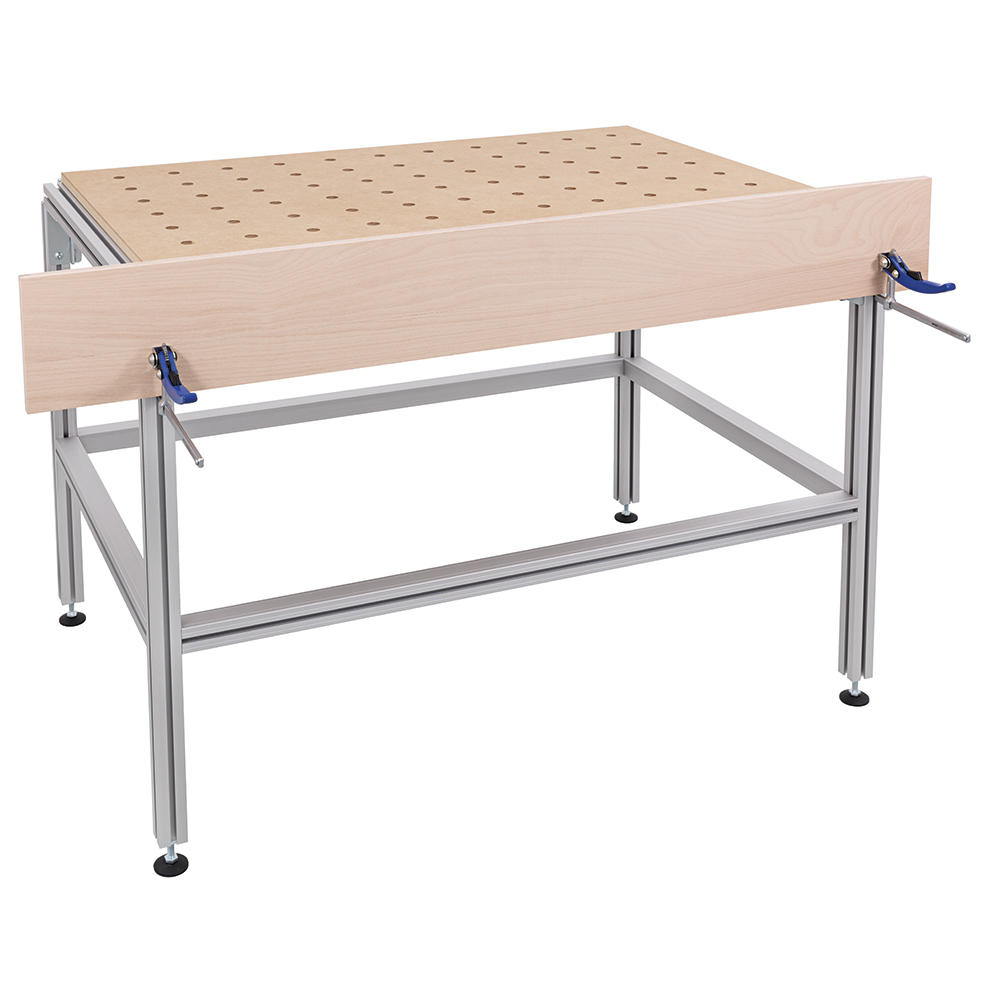 Tavolo multifunzione DICTUM® PRO, schema di foratura X61, faggio multistrato