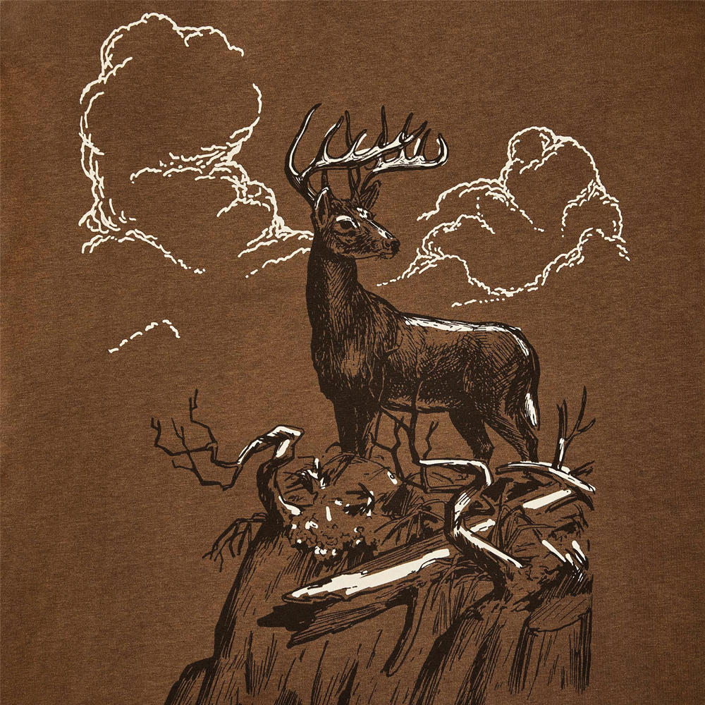 Filson S/S Pioneer Graphic T-Shirt, Gold Ochre/Deer