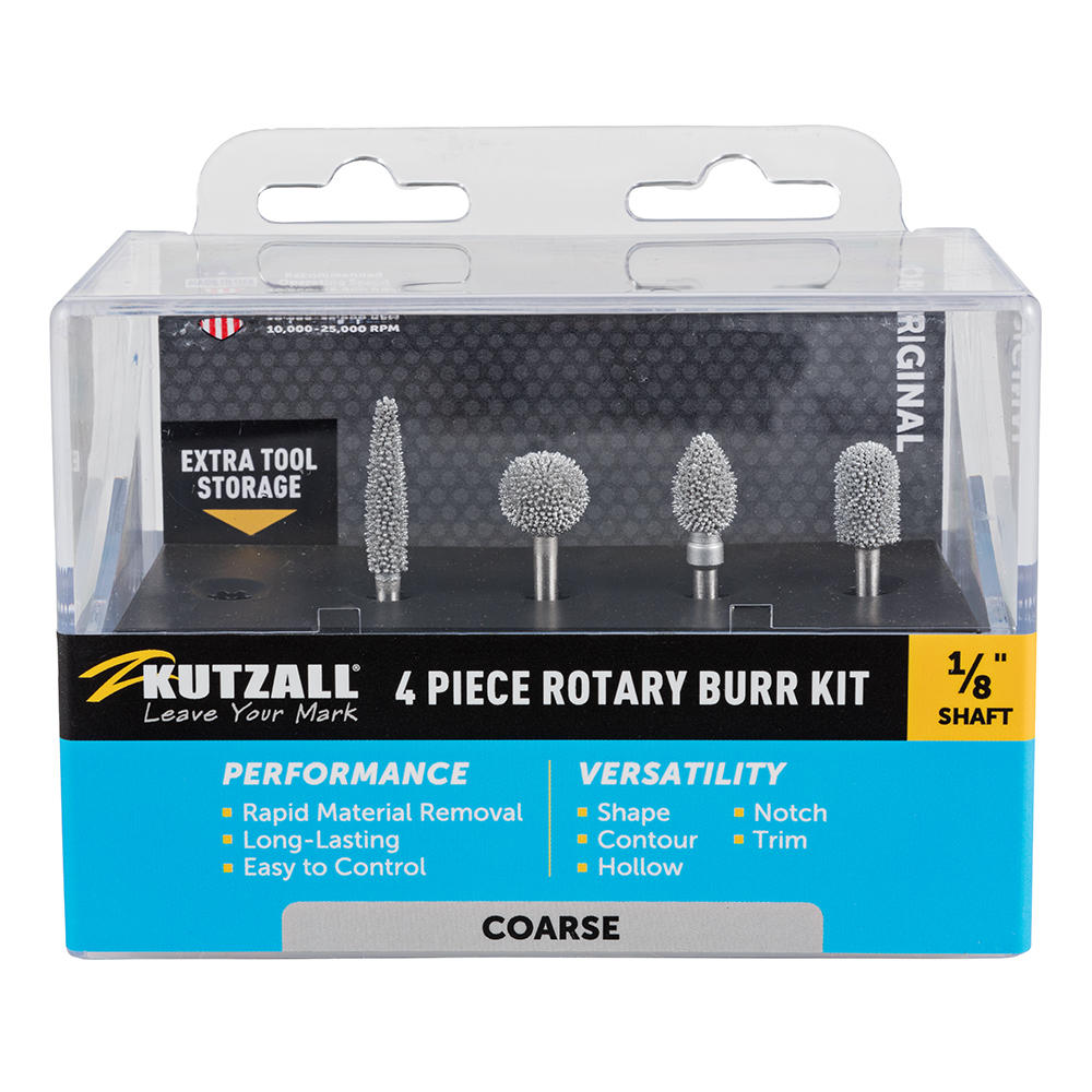 Kutzall Raspelfräser-Set, Original grob, Schaft Ø 3,2 mm