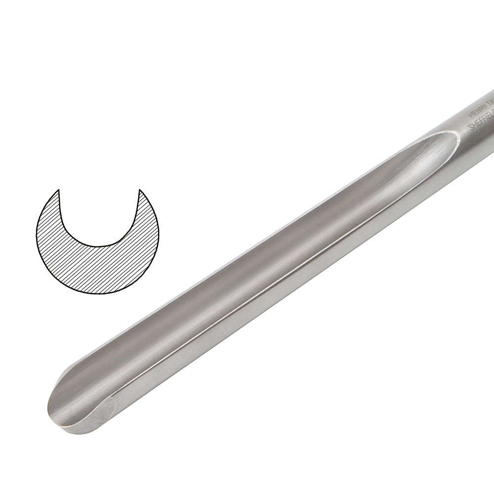 Henry Taylor® U-Form Schalenröhre, Diamic, Klingenbreite 13 mm
