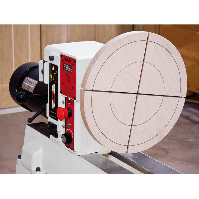 Axminster® Planscheibensegmente zum Aufsetzen von Holzbacken, Ø 150 mm