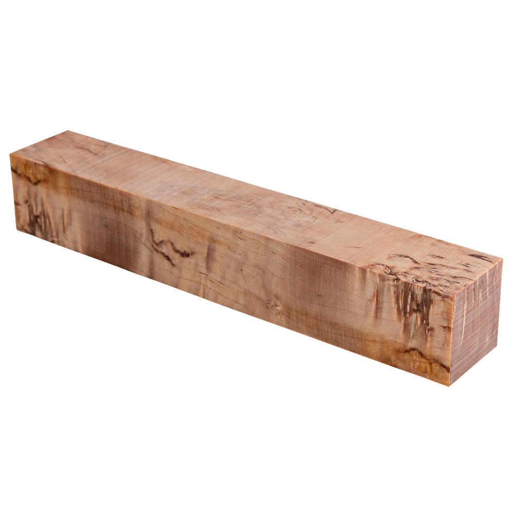 Bouleau madré, stabilisé, carrelet pour stylos, 140 x 22 x 22 mm
