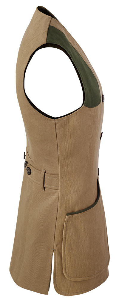 Chrysalis Ladies Shooting Vest, Cotton Twill