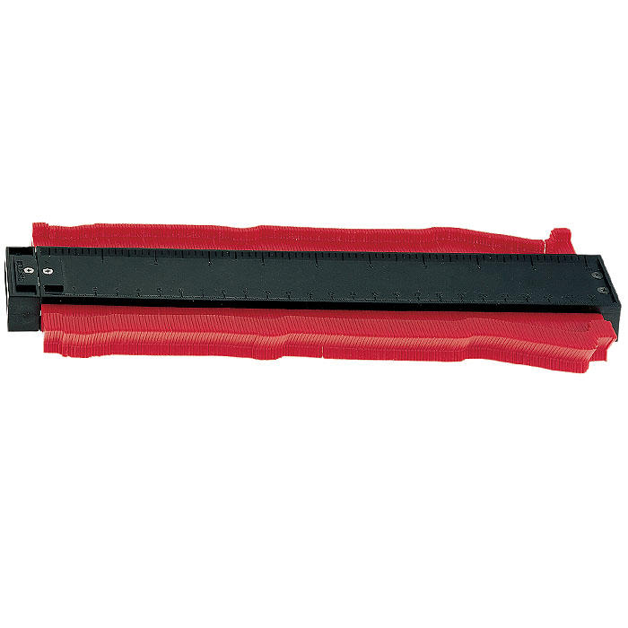 Gabarit de contours à lamelles plastiques, longueur 255 mm
