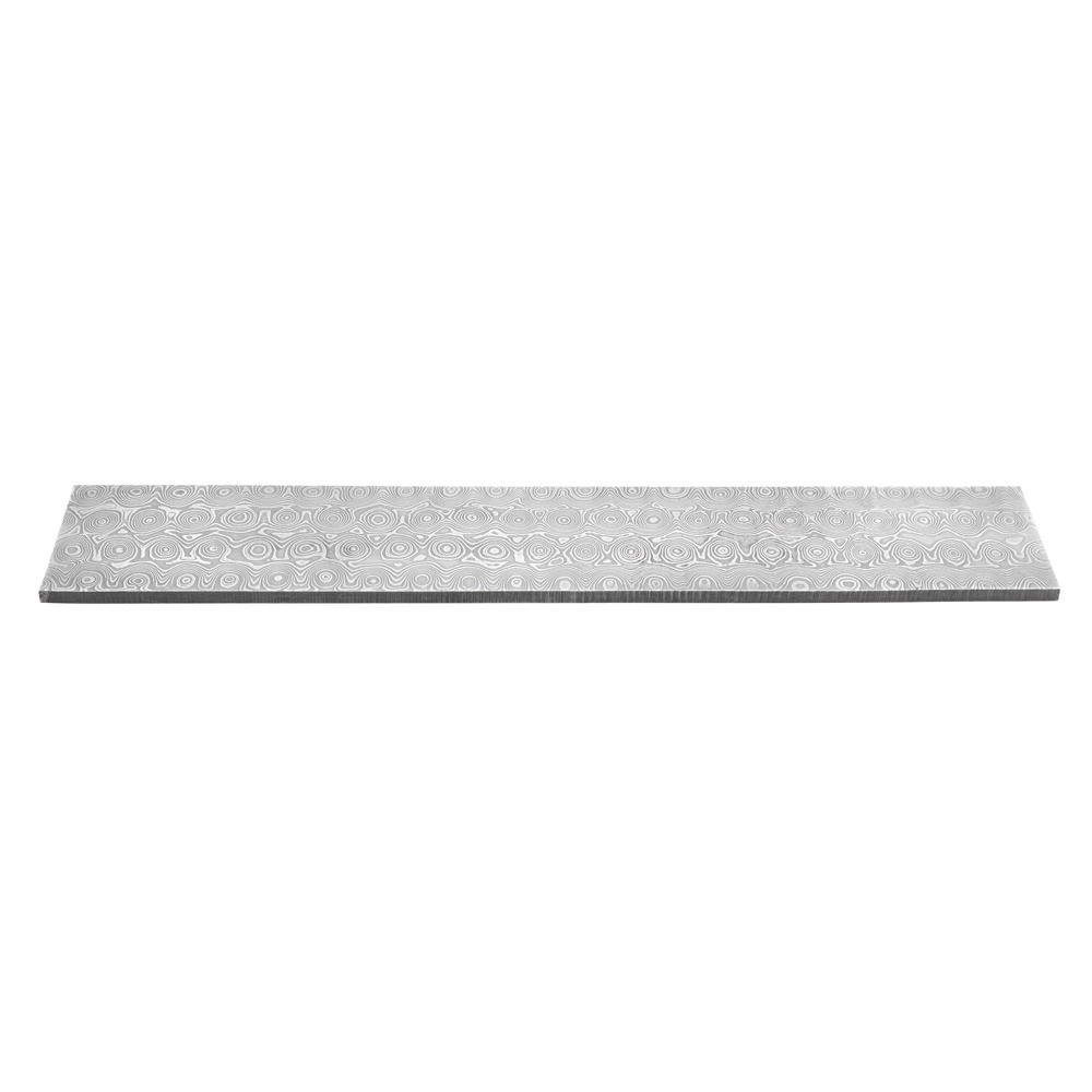 Acier plat de Damas, Damas rose