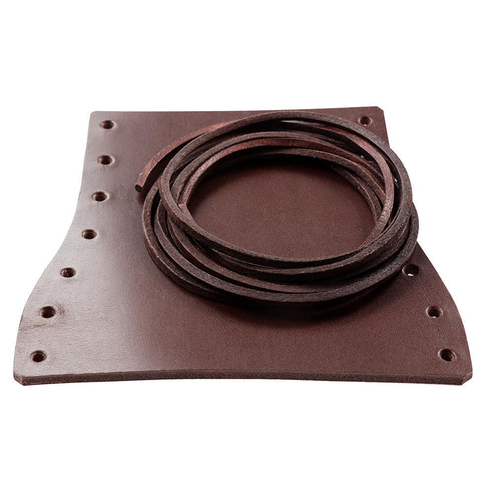 DICTUM® Axt-Collar für Forstbeil, Rindsleder, dunkelbraun