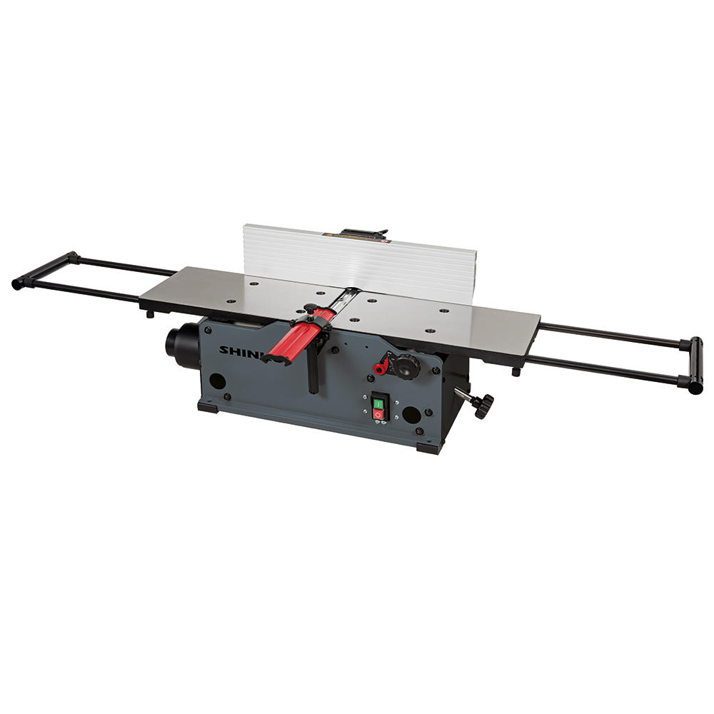 Dégauchisseuse Shinko® AH200s, tables en en fonte d'acier