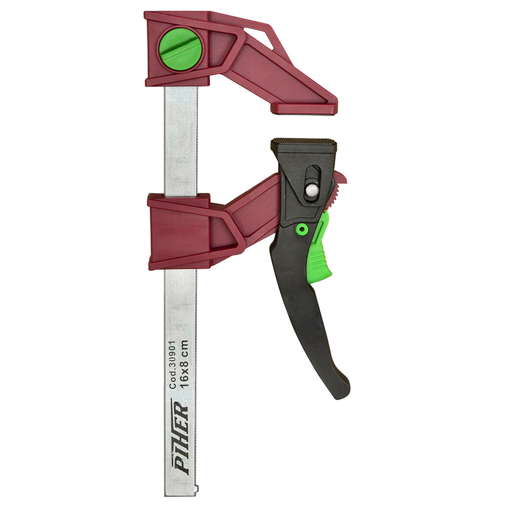 Piher® »Light Pal« Lever Clamp, Throat Depth 60 mm, Clamping Capacity 300 mm