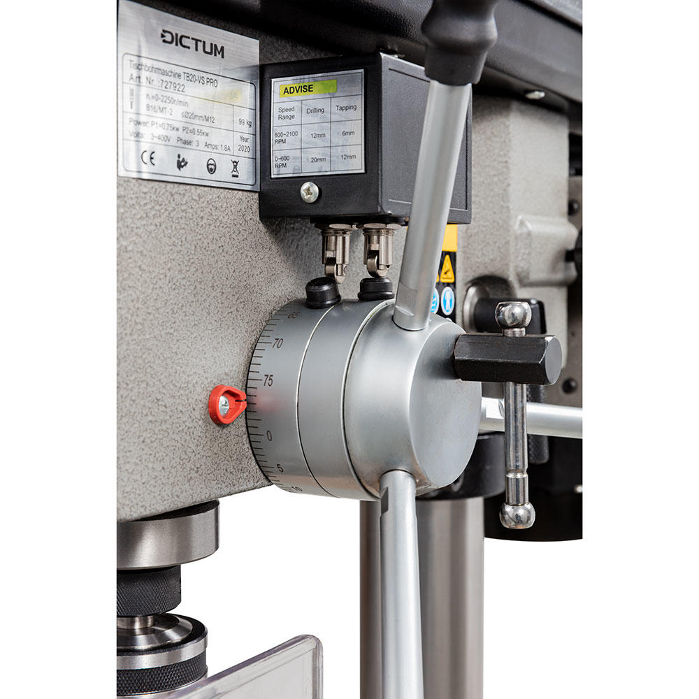 DICTUM® Säulenbohrmaschine PRO-20/T-VS