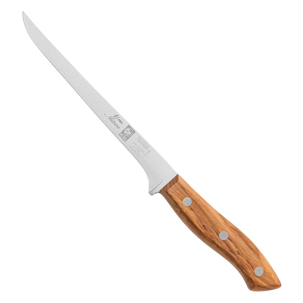 Filetiermesser, Olivenholz