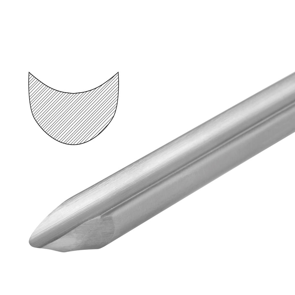 Gouge de détail Hamlet Craft Tools, section rectangulaire, largeur de lame 10 mm