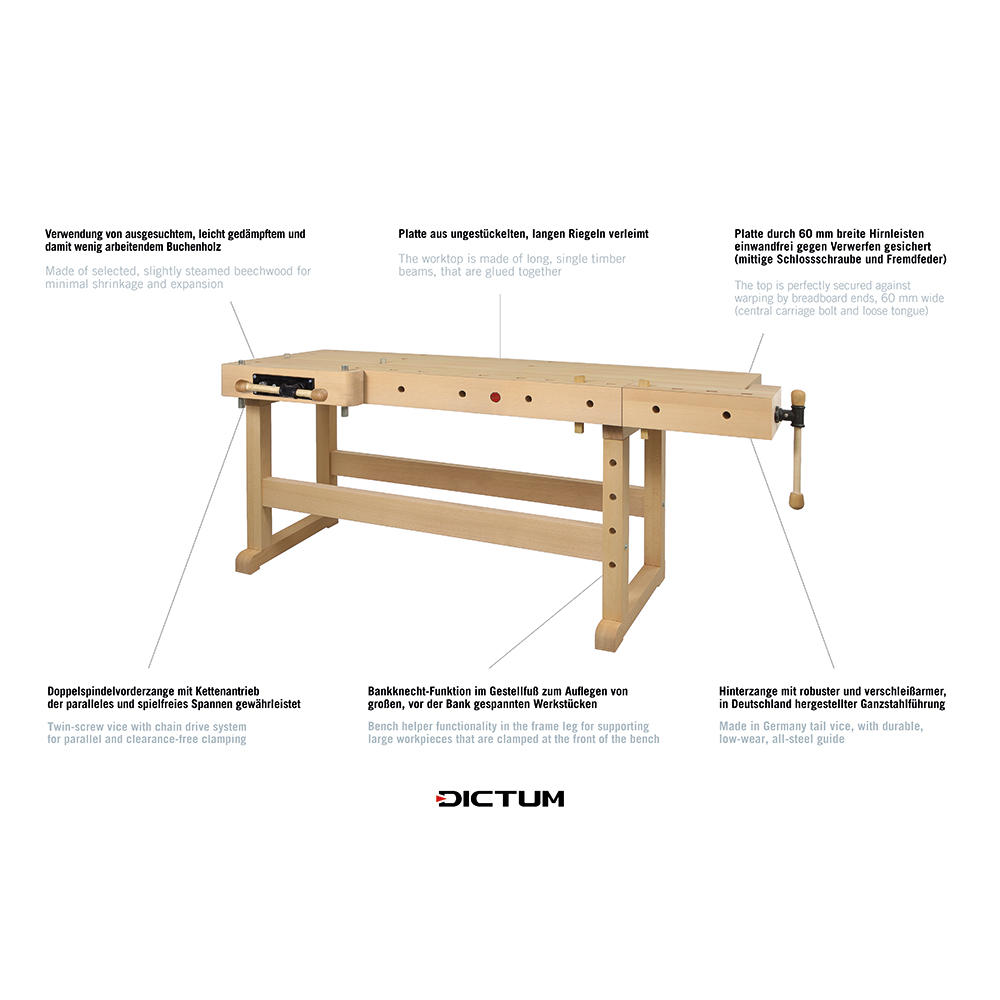 DICTUM® Workbench »Deluxe 2000«