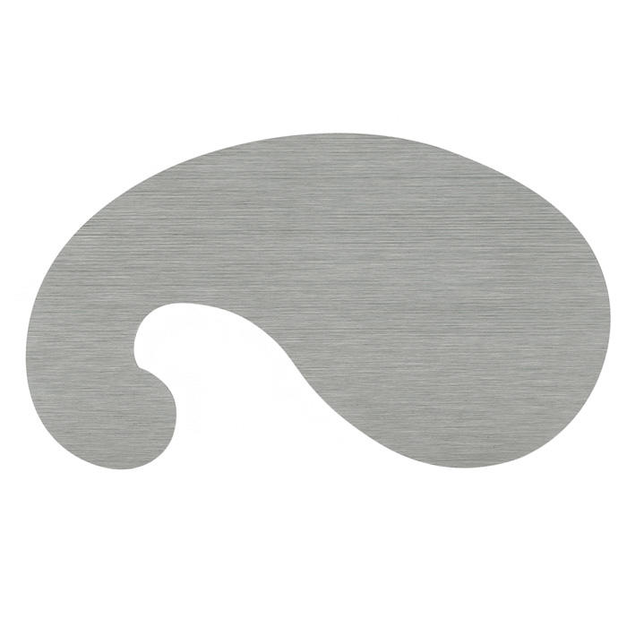 Rasiera francese, collo di cigno, spessore 0,40 mm