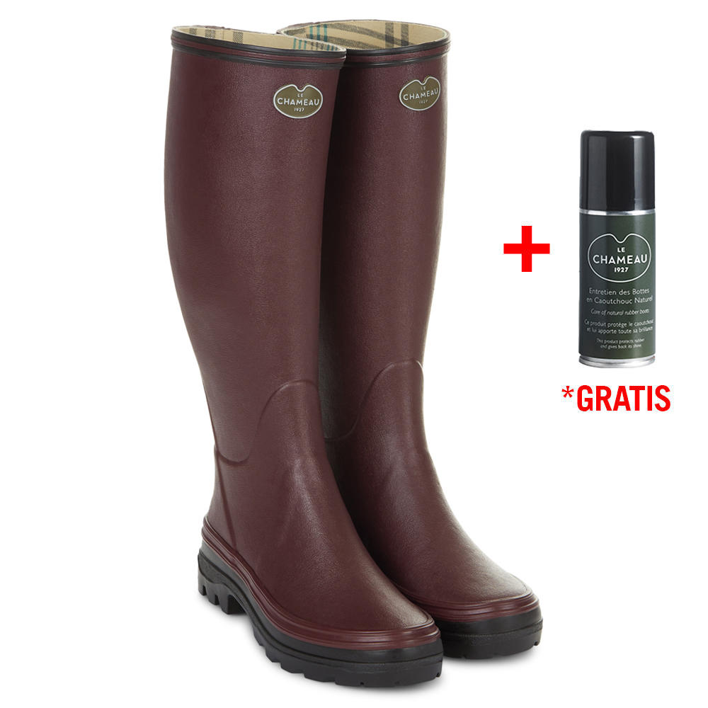 Le Chameau »Giverny« Ladies’ Rubber Boots, Jersey Lining