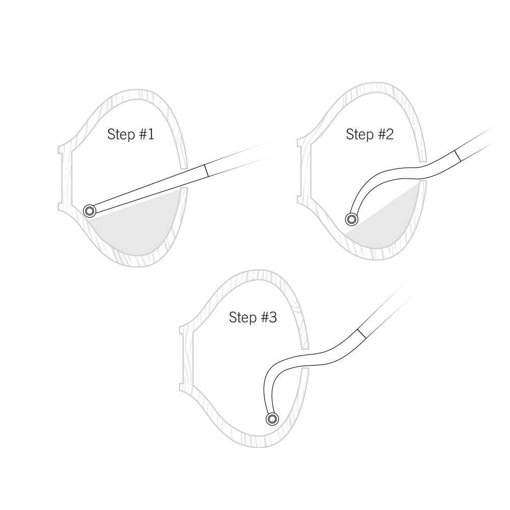 DICTUM® TC Hollowing Tools, 3-Piece Set