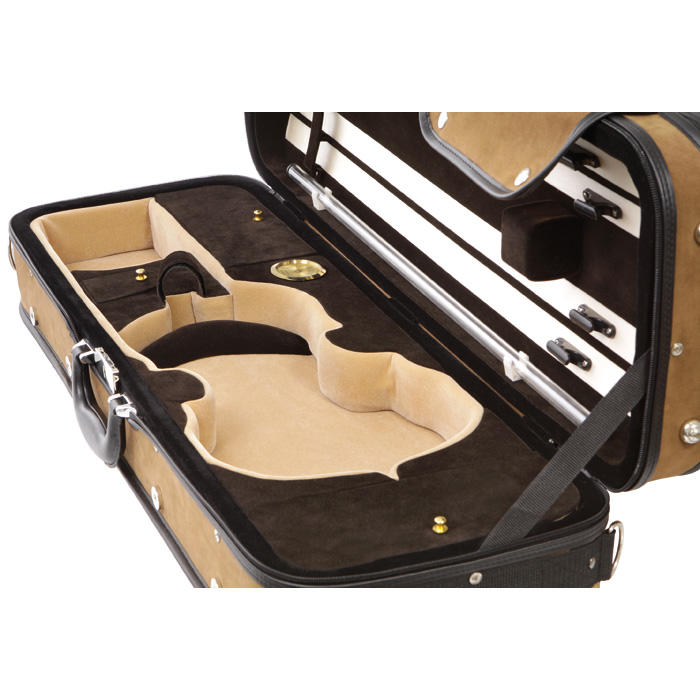 Custodia Pro-Case, violino 4/4 – 3/4, marrone/beige-marrone