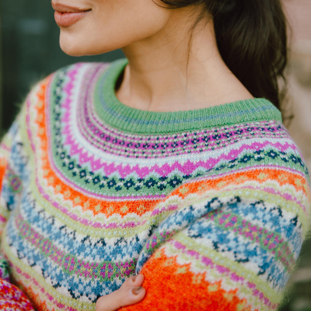 pull fair isle femme