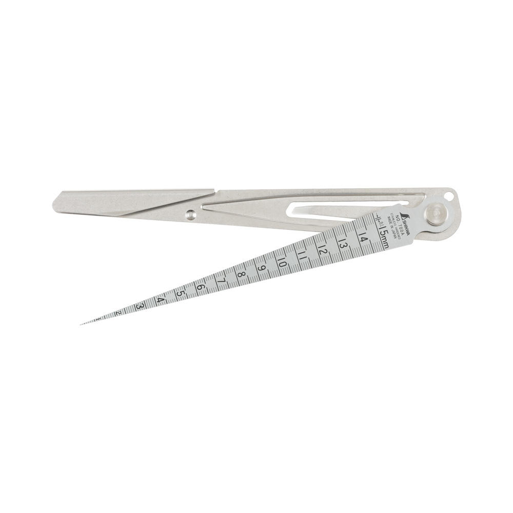 Shinwa® Taper Gauge with Metal Protector and Clip
