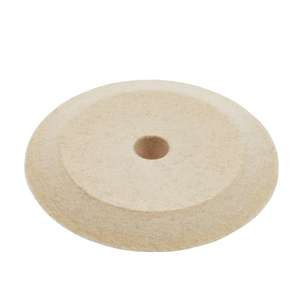 DICTUM® Filzpolierscheibe Ø 85/12, 45°