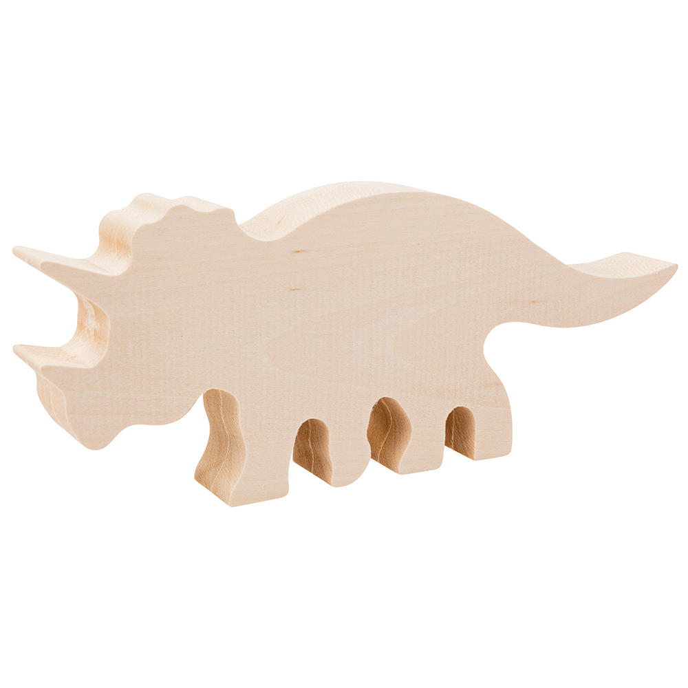 Schnitzrohling, Lindenholz, Triceratops