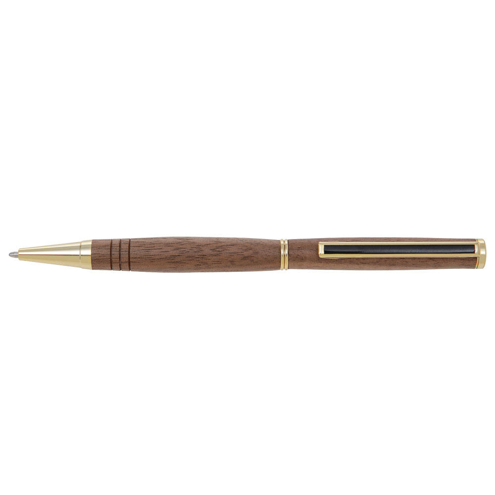 Schreibgeräte-Rohling, Nussbaum, 125 mm