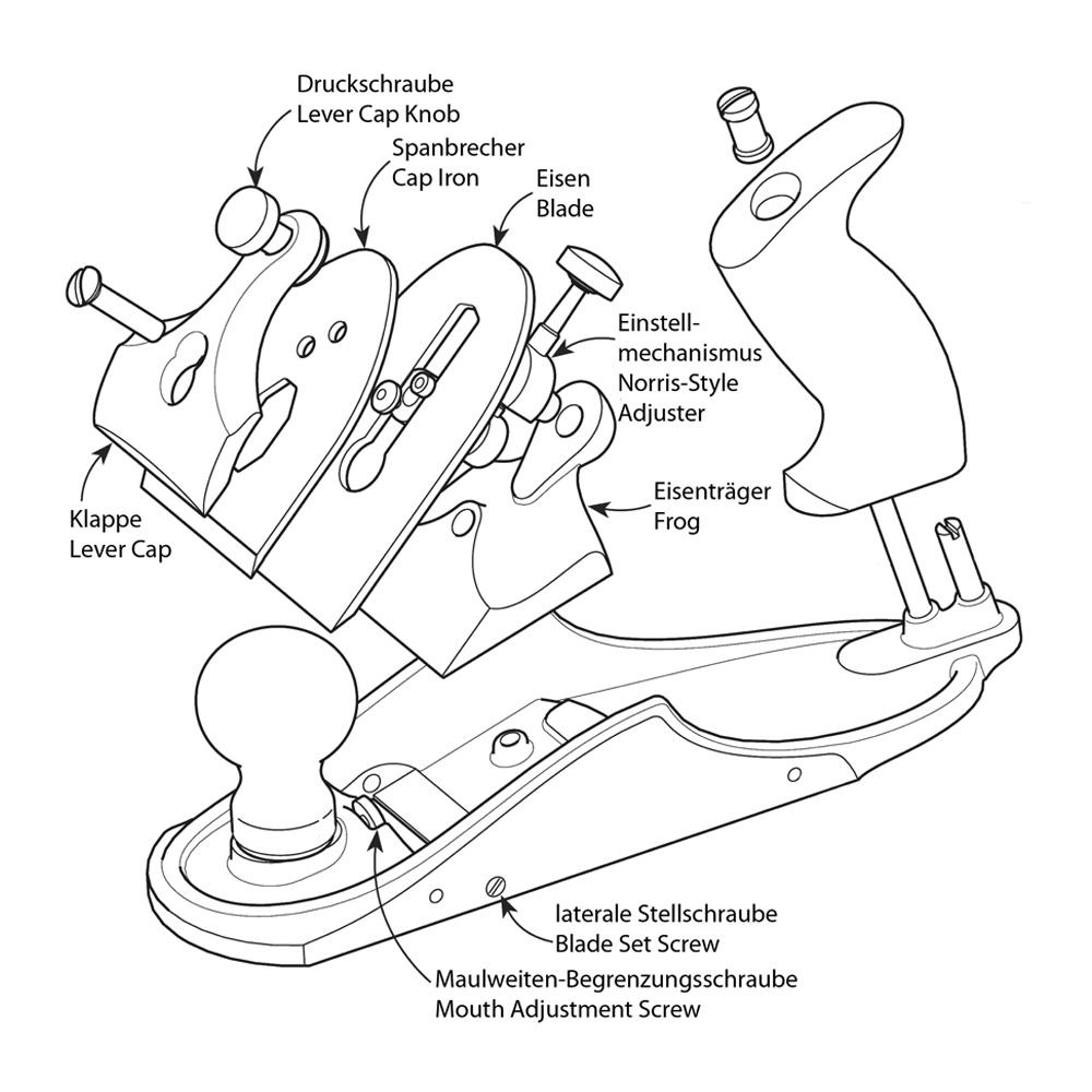 Veritas® Smoothing Plane No. 4 (Custom), PM-V11™