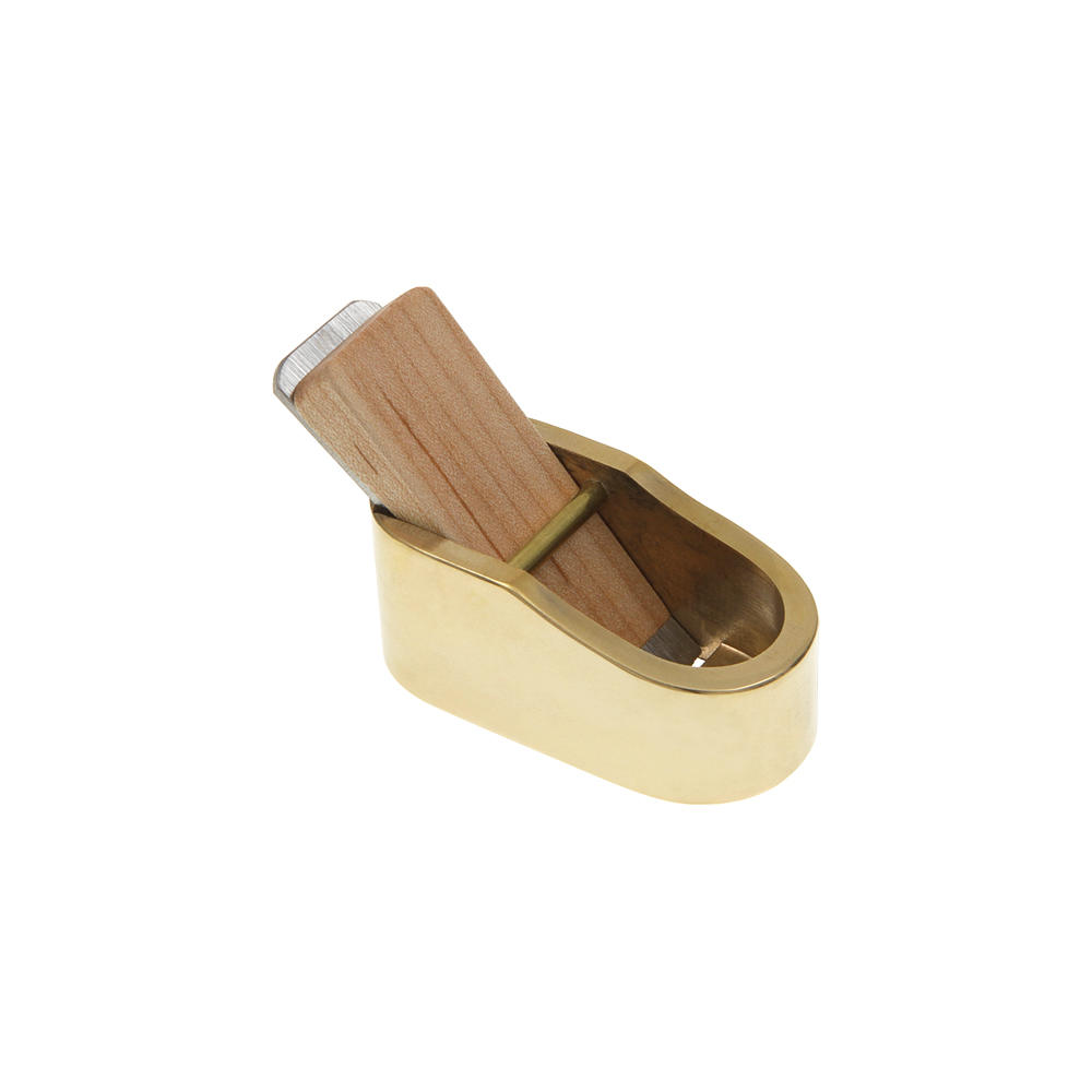 Rabot Herdim® avec cale en bois, semelle plate, largeur du fer 18 mm