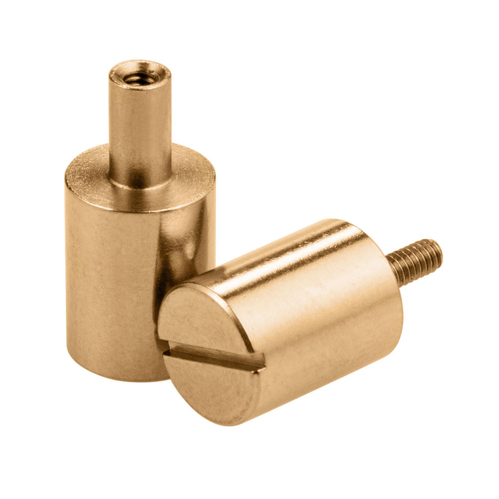 Corby Screw Rivets, Brass, 3.3 x 8 mm
