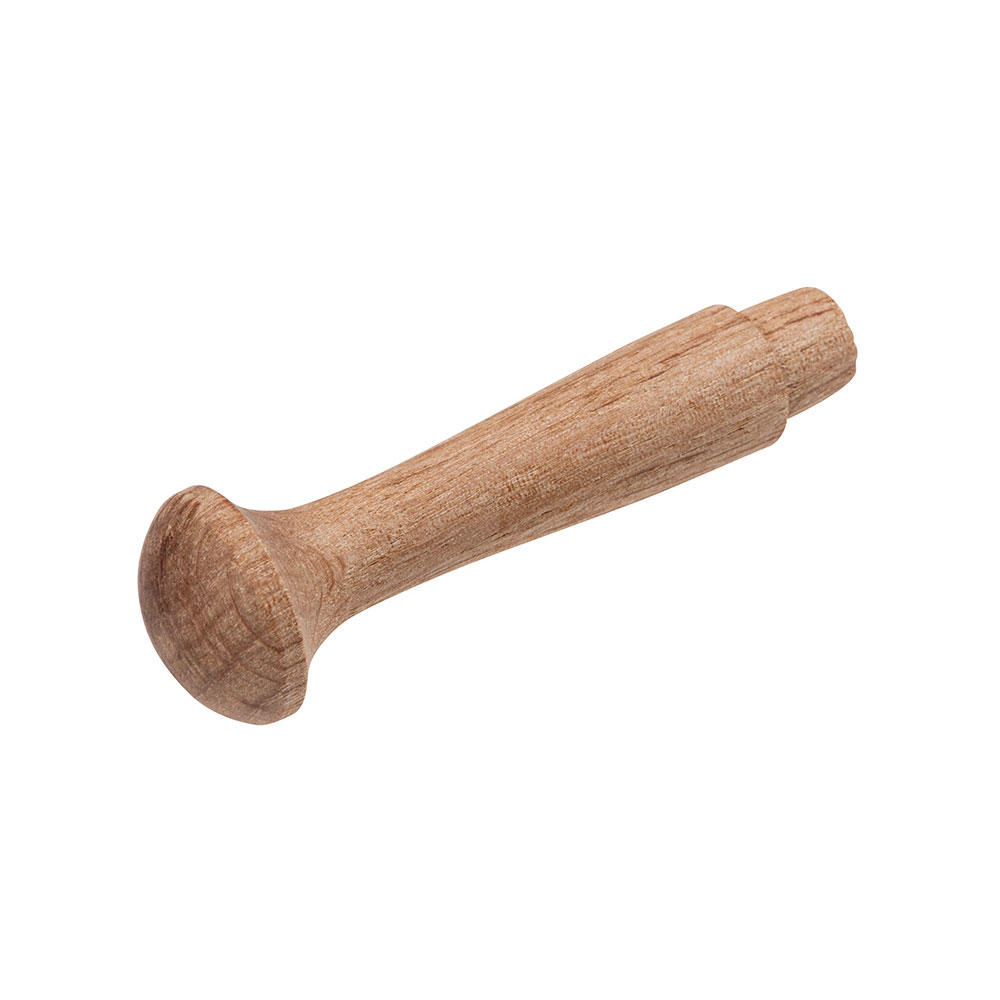 Crochets en bois pour patère, boutons Shaker, chêne, 65 mm