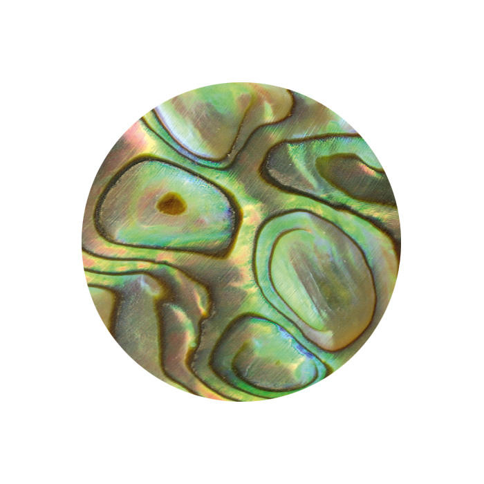Pastilles de nacre, paua, Ø 5 mm, 20 pièces