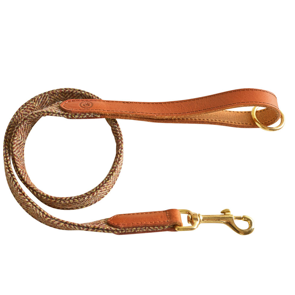 Helen Wells Hundeleine »Tweed Classic«, beech, 120 cm 