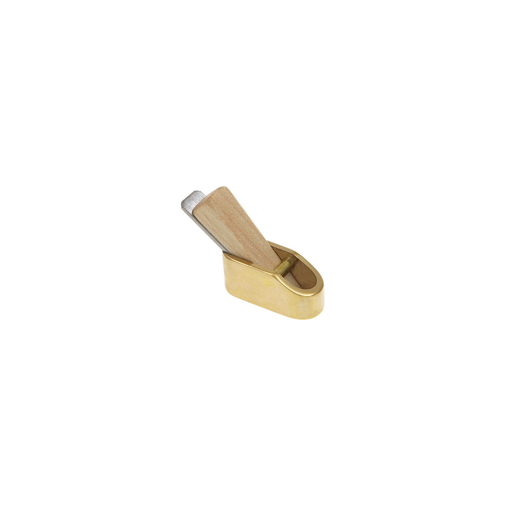 Herdim® Plane with Wooden Wedge, Flat Sole, Blade Width 7 mm