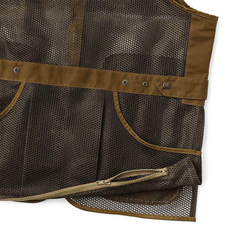 Filson Light Shooting Vest, dark tan