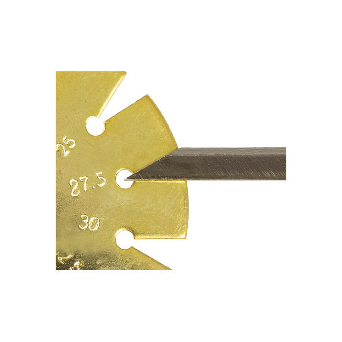 Calibre d'angle pour biseau de lame