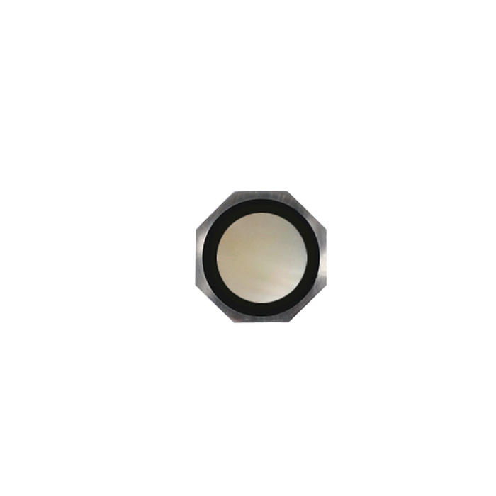 Bow Screw with 3-Part Button, Silver Mounted, Violin