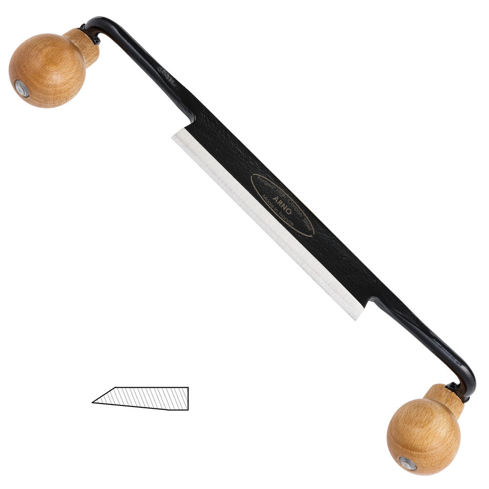 Arno® Ziehmesser, gerade Klinge, 145 mm